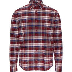 риза,с,дълъг,ръкав,мъжки,ризи,tommy,hilfiger,dm0dm19648,long,sleeve,shirt,red
