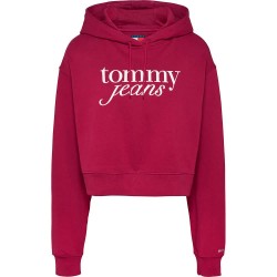 суичър,дамски,блузи,tommy,hilfiger,dw0dw20306,hoodie,red