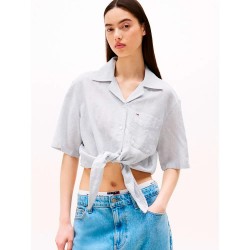 риза,с,къс,ръкав,дамски,блузи,дамски,ризи,tommy,hilfiger,dw0dw20286,short,sleeve,shirt,blue,(white)