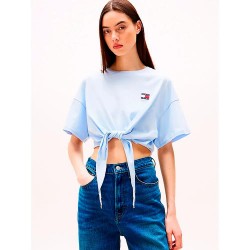 фланелка,с,къс,ръкав,дамски,топове,tommy,hilfiger,dw0dw20321,short,sleeve,top,blue,(blue)