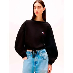 блуза,дамски,блузи,tommy,hilfiger,dw0dw21344,sweatshirt,black