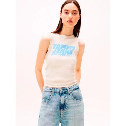 тениска,дамски,тениски,tommy,hilfiger,dw0dw21339,sleeveless,t,shirt,beige