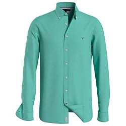 риза,с,дълъг,ръкав,мъжки,ризи,tommy,hilfiger,mw0mw30675,long,sleeve,shirt,green