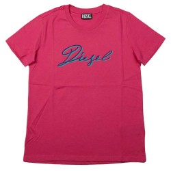 тениска,дамски,тениски,diesel,sily,k10,short,sleeve,t,shirt,pink