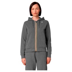 поларена,блуза,дамски,блузи,k,way,deline,fleece,peach,full,zip,sweatshirt,gray,(grey)