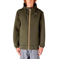 блуза,мъжки,пуловери,k,way,rainer,spacer,full,zip,sweatshirt,green,(khaki)