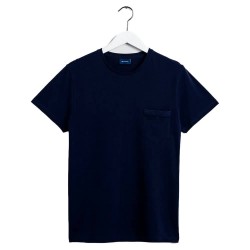 тениска,мъжки,тениски,gant,2001,2003042,camiseta,short,sleeve,t,shirt,blue