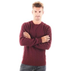 блуза,мъжки,пуловери,gant,lambs,wool,cable,sweater,garnet,(red)