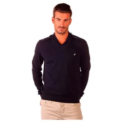 блуза,мъжки,пуловери,nautica,n31amswe412n,v,neck,sweater,black,(garnet,01)