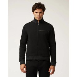 блуза,мъжки,пуловери,harmont,&,blaine,frk148021133,full,zip,sweater,black,(black)