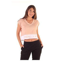 фланелка,с,къс,ръкав,дамски,топове,kendall,&,kylie,kkw344207,short,sleeve,top,pink,(pink)