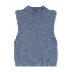 потник,дамски,пуловери,дамски,плетени,дрехи,mus&bombon,jaspe,knitted,vest,blue,(blue)