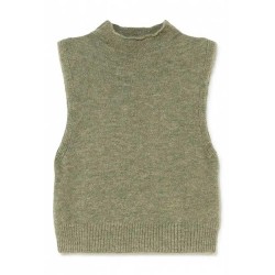 потник,дамски,пуловери,дамски,плетени,дрехи,mus&bombon,jaspe,knitted,vest,green