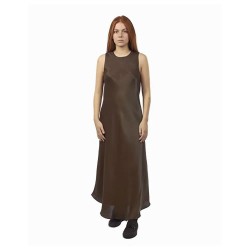 рокля,дамски,поли,и,рокли,second,female,eddie,sleeveless,long,dress,brown,(brown)