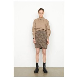 пола,дамски,поли,и,рокли,second,female,hulana,short,skirt,beige,(orange,beige)