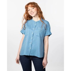 риза,с,къс,ръкав,дамски,блузи,дамски,ризи,lee,cap,sleeve,short,sleeve,shirt,blue