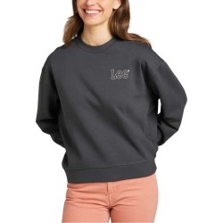 блуза,дамски,блузи,lee,logo,sweatshirt,black