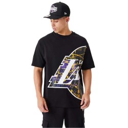 тениска,мъжки,тениски,new,era,large,team,logo,los,angeles,lakers,short,sleeve,t,shirt,black