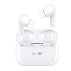 слушалки,слушалки,aukey,ep,m1nc,wireless,earphones,white