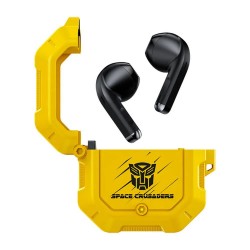 слушалки,слушалки,transformers,tf,t12,wireless,earphones,yellow,black,(yellow)