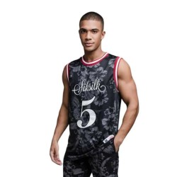 тениска,мъжки,тениски,siksilk,19295,sleeveless,t,shirt,black,(black)