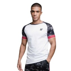 тениска,мъжки,тениски,siksilk,19316,short,sleeve,t,shirt,white,(white,black)