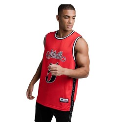 тениска,мъжки,тениски,siksilk,19484,sleeveless,t,shirt,red,(red)
