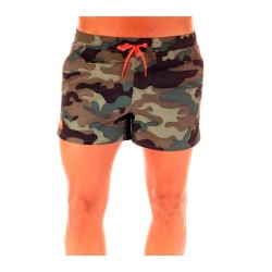 бански,гащета,мъжки,бански,костюми,sundek,rosco,semi,elastic,waist,swimming,shorts,green
