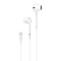 слушалки,слушалки,foneng,t28,lightning,earphones,white,(white)