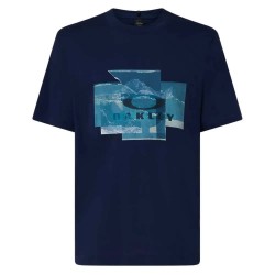 тениска,мъжки,тениски,oakley,mountain,camo,short,sleeve,t,shirt,blue,(abyss)