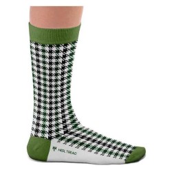 чорапи,мъжки,чорапи,heel,tread,pepita,socks,black,green,(white)