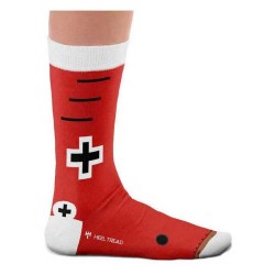 чорапи,мъжки,чорапи,heel,tread,red,baron,socks,white,(red)