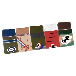 чорапи,мъжки,чорапи,heel,tread,ww1,warbirds,socks,5,pairs,multicolor