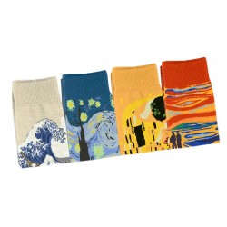 чорапи,дамски,чорапи,sock,affairs,masterpieces,socks,4,pairs,multicolor