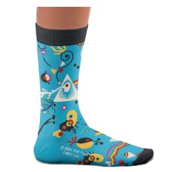 чорапи,дамски,чорапи,sock,affairs,the,dark,side,of,the,moon,blue,socks,blue