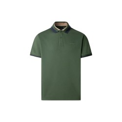 Hackett Club Collar short sleeve polo - Green - (Harvard Khaki Green) мъжки,блузи,с,яка,hackett,club,collar,short,sleeve,polo,green,(harvard,khaki,green)