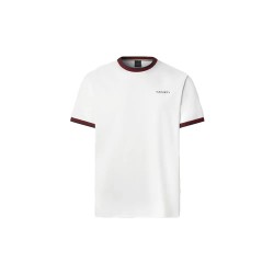Тениска Hackett Club Collar short sleeve T-shirt - White (Optic White) тениска,мъжки,тениски,hackett,club,collar,short,sleeve,t,shirt,white,(optic,white)