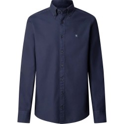 риза,с,дълъг,ръкав,мъжки,ризи,hackett,ess,gmt,dyed,oxford,long,sleeve,shirt,navy,(blue)