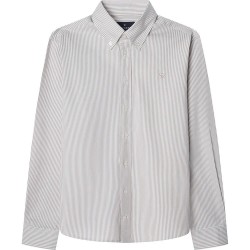риза,с,дълъг,ръкав,детски,ризи,hackett,ess,oxford,stripe,long,sleeve,shirt,malt,beige,(white)
