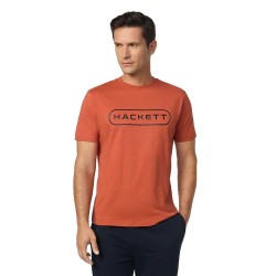 тениска,мъжки,тениски,hackett,essential,box,short,sleeve,t,shirt,burnt,ochre,orange,(orange)