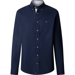 риза,с,дълъг,ръкав,мъжки,ризи,hackett,flannel,multi,trim,long,sleeve,shirt,navy,(blue)