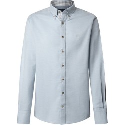 риза,с,дълъг,ръкав,мъжки,ризи,hackett,flannel,multi,trim,long,sleeve,shirt,sky,blue,(blue)