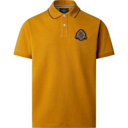 мъжки,блузи,с,яка,hackett,heritage,crest,logo,short,sleeve,polo,burnt,yellow,(orange)