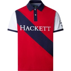 Hackett Heritage NBR Sash short sleeve polo - Red (Chilli Red) мъжки,блузи,с,яка,hackett,heritage,nbr,sash,short,sleeve,polo,red,(chilli,red)