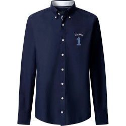 риза,с,дълъг,ръкав,мъжки,ризи,hackett,heritage,oxford,long,sleeve,shirt,blue,(navy)