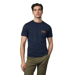 тениска,мъжки,тениски,hackett,heritage,rally,pocket,short,sleeve,t,shirt,blue,(midnight,blue)