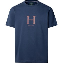 тениска,мъжки,тениски,hackett,heritage,short,sleeve,t,shirt,ink,blue,(blue)