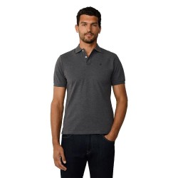 Hackett HM5600052 Slim Fit short sleeve polo - Grey (Dark Grey Marl) мъжки,блузи,с,яка,hackett,hm5600052,slim,fit,short,sleeve,polo,grey,(dark,grey,marl)