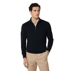 блуза,мъжки,пуловери,hackett,hm7000064,half,zip,sweater,midnight,blue