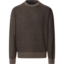 блуза,мъжки,пуловери,hackett,honeycomb,stitch,sweater,brown,(walnut,brown)